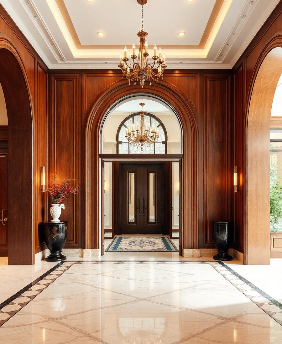Walnut Villa Entrance Hall — Villas, Muscat