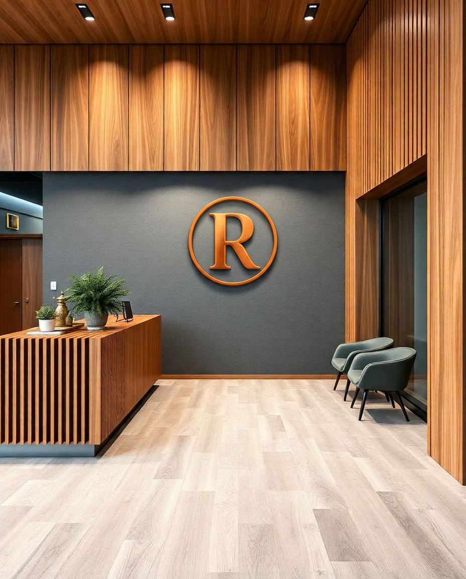 Corporate Reception Joinery — Offices, Muscat
